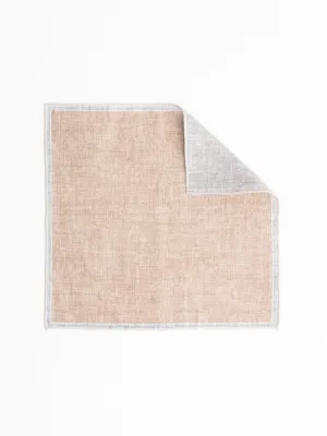 Brown/Grey Wool Pocket Square