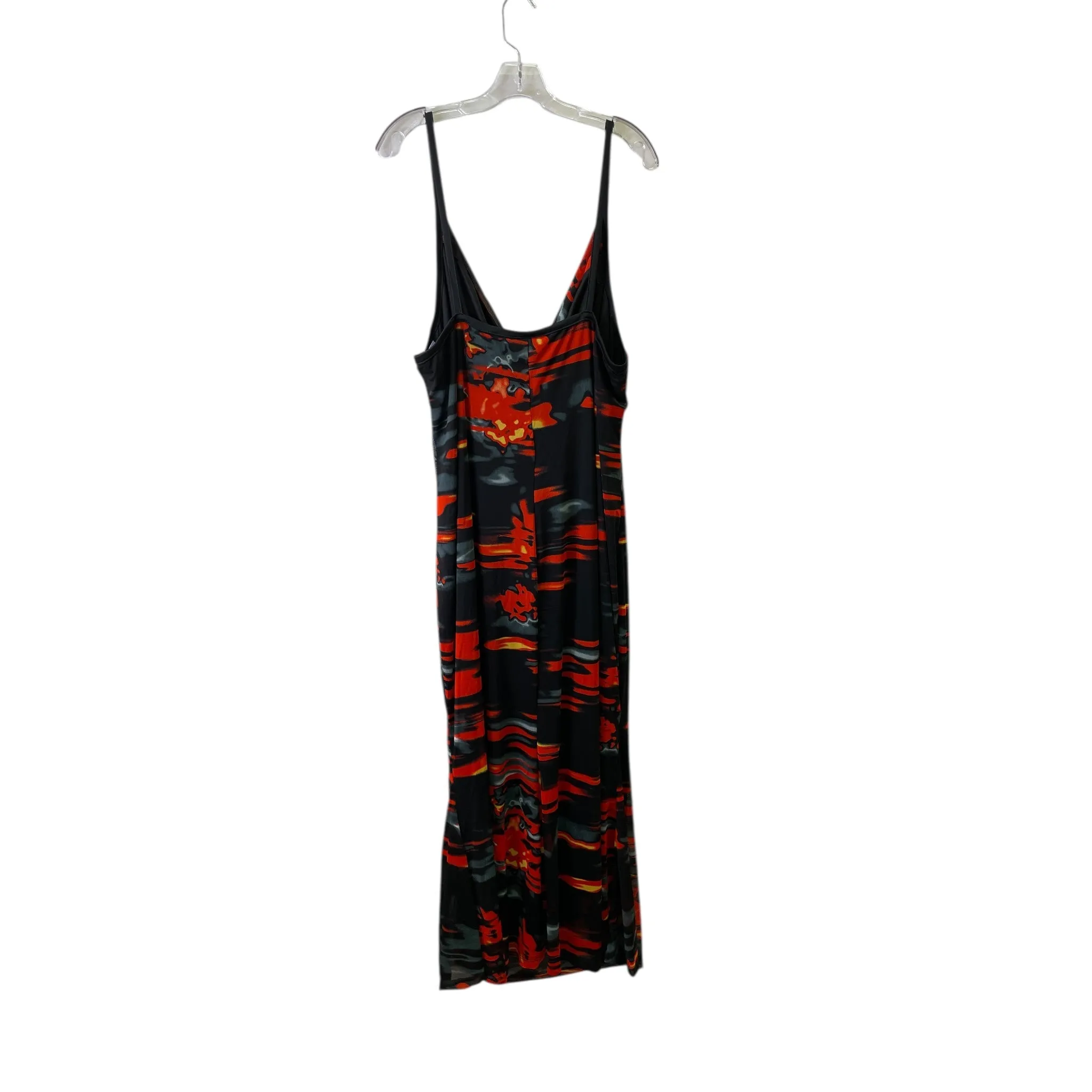 Dress Casual Maxi By Ashley Stewart In Black & Red. Size:3