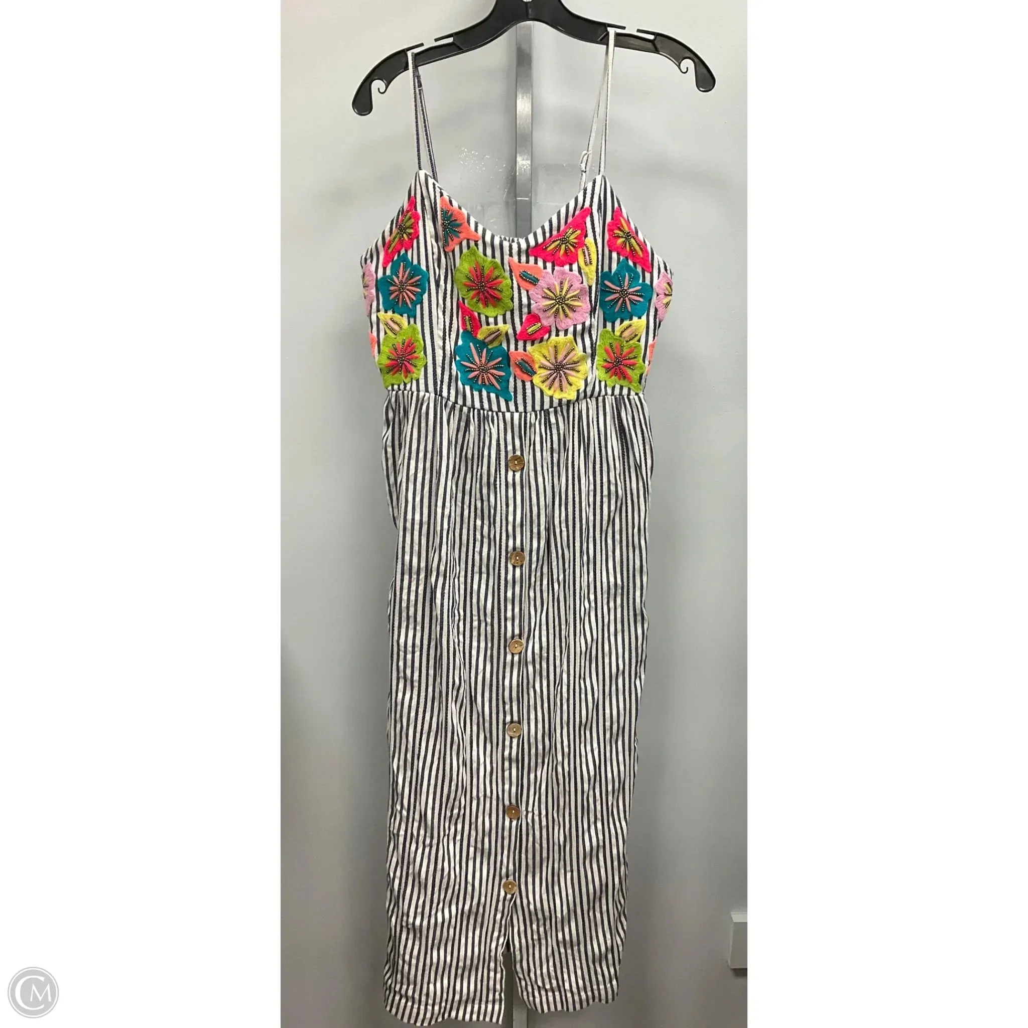 Dress Casual Maxi By Clothes Mentor In Striped Pattern. Size: L