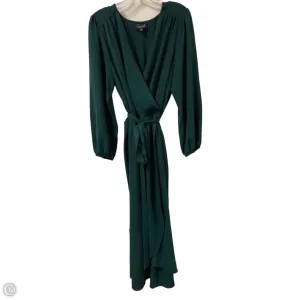 Dress Casual Maxi By Connected Apparel In Green. Size: Xl