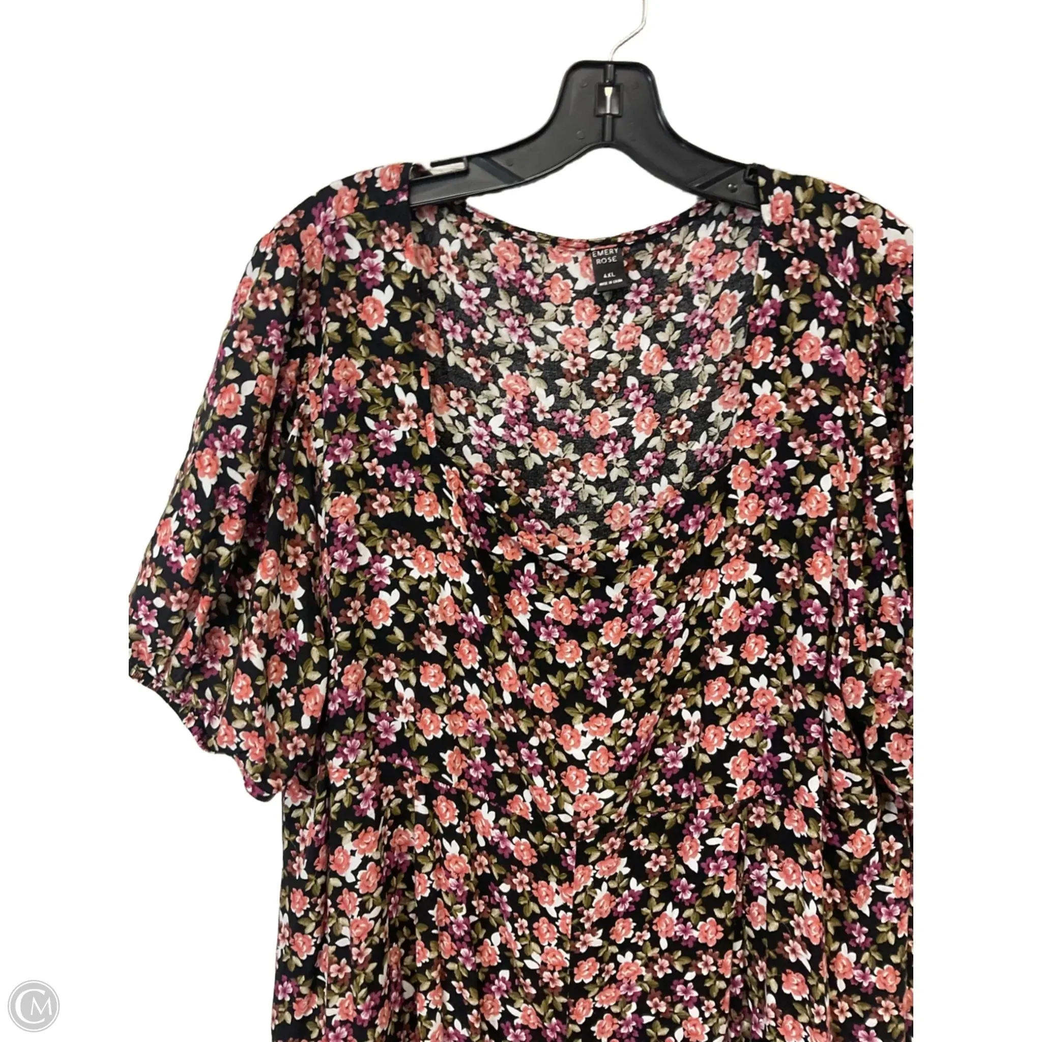 Dress Casual Maxi By EMERY ROSE In Black. Size: 4x