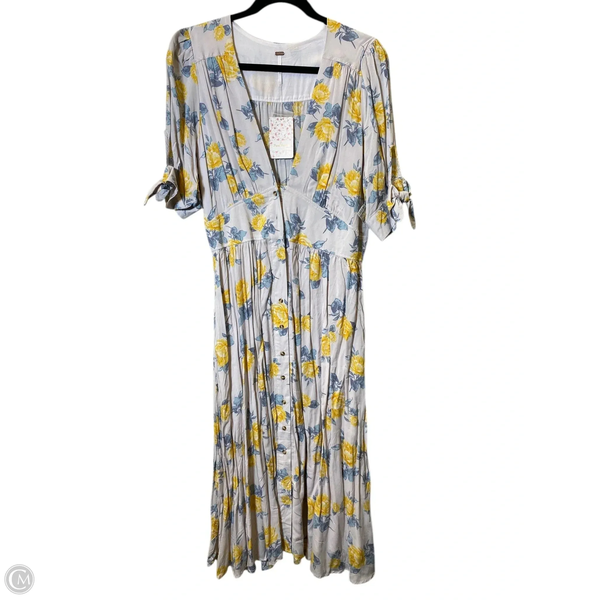 Dress Casual Maxi By Free People In Floral Print. Size: L