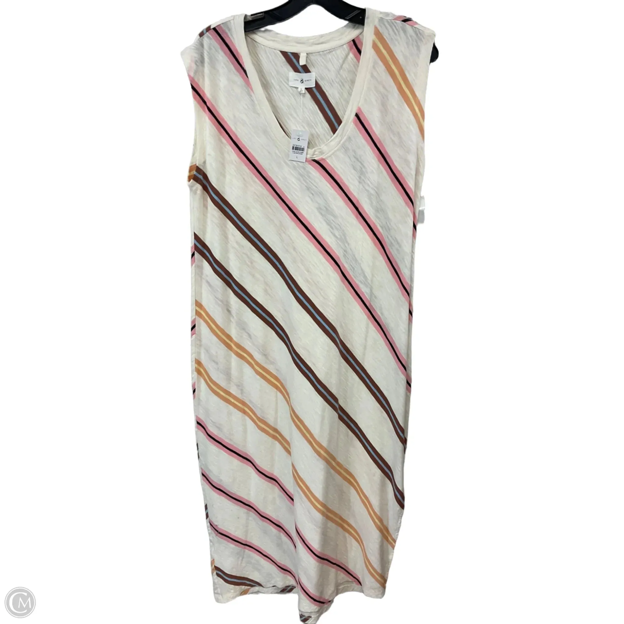 Dress Casual Maxi By Lou And Grey In Cream. Size: L