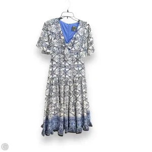 Dress Casual Maxi By Taylor In Blue & Cream. Size: Xs