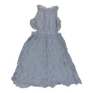 Dress Casual Midi By Beachlunchlounge In Blue & White. Size:M