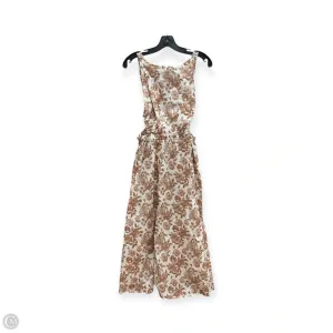 Dress Casual Midi By Clothes Mentor In Orange & White. Size: 6