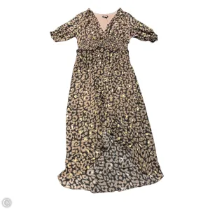 Dress Casual Midi By Express In Animal Print. Size: L