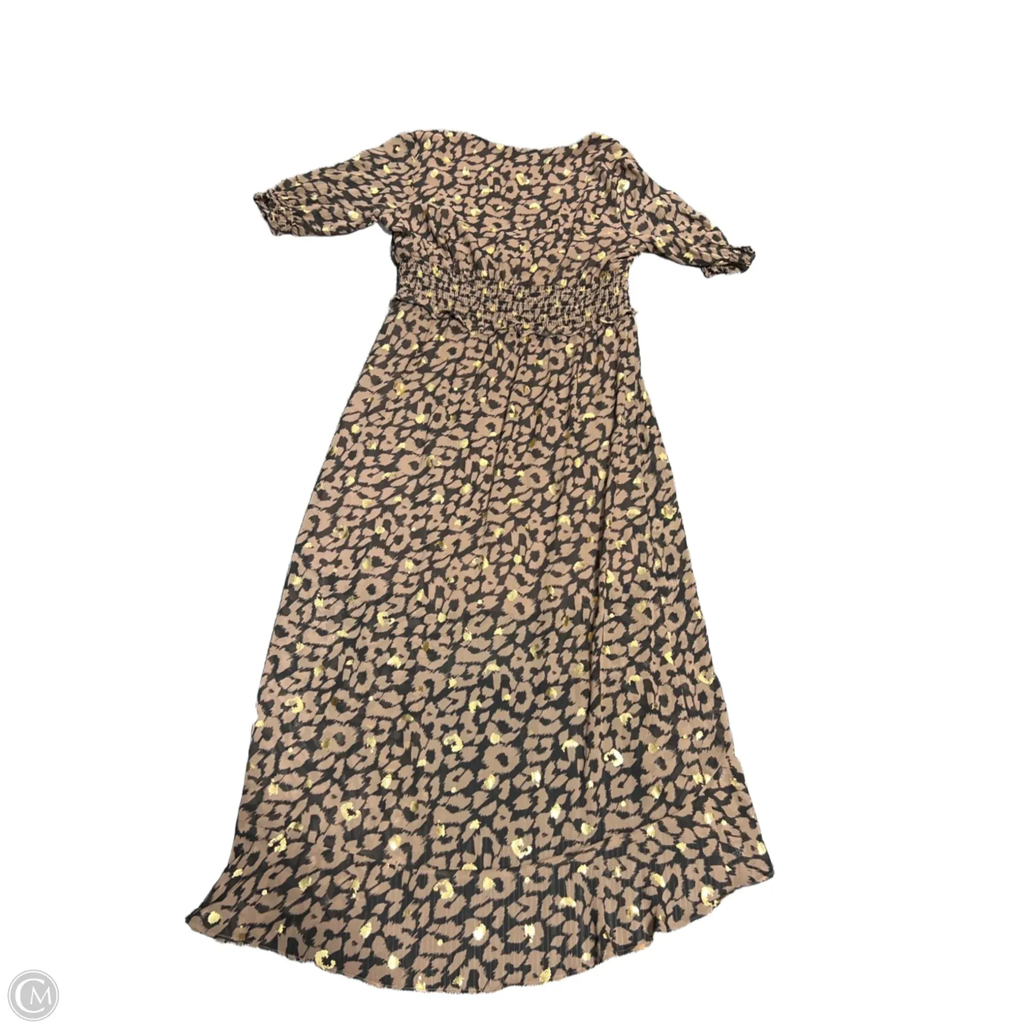 Dress Casual Midi By Express In Animal Print. Size: L