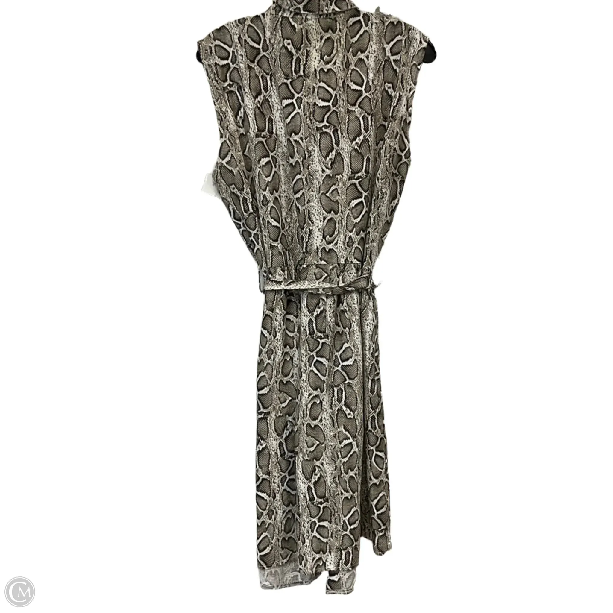 Dress Casual Midi By LAURA BIANCHI In Animal Print. Size: L
