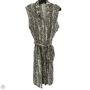 Dress Casual Midi By LAURA BIANCHI In Animal Print. Size: L