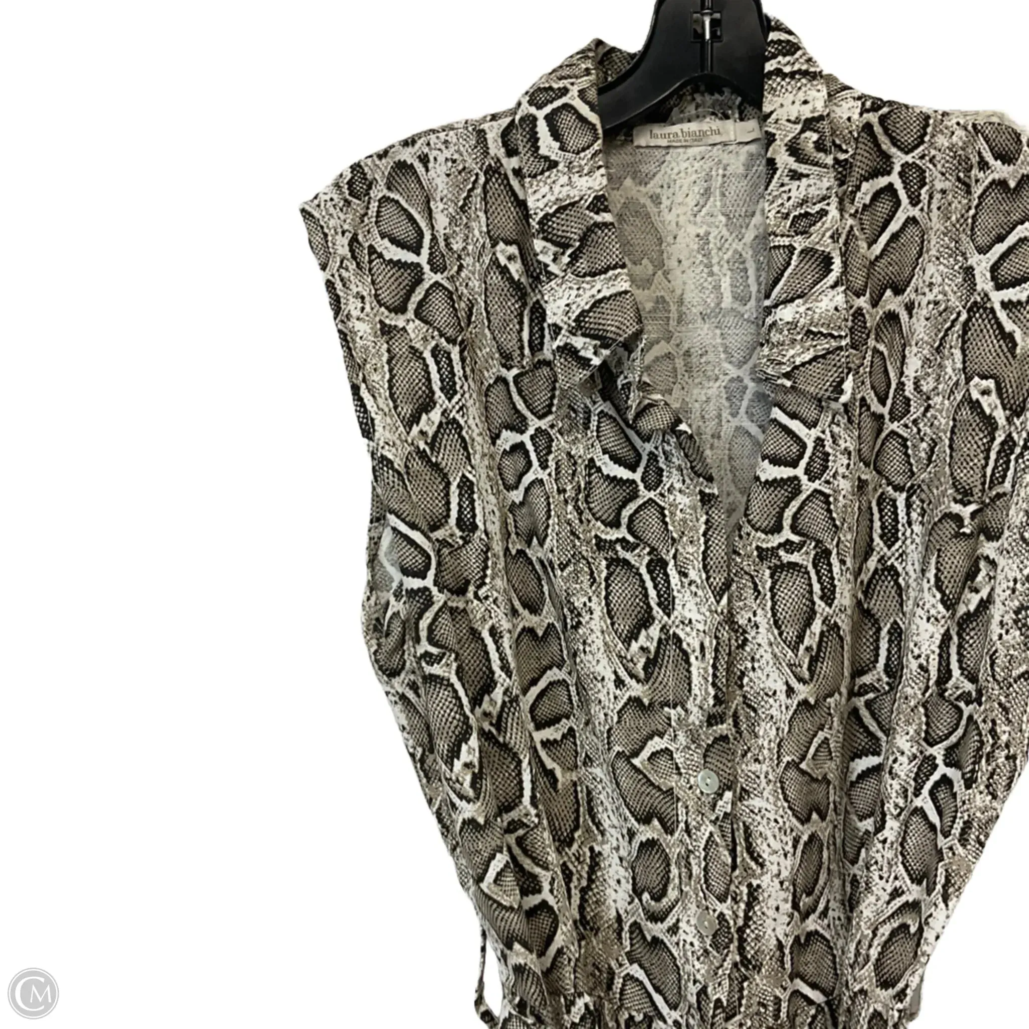 Dress Casual Midi By LAURA BIANCHI In Animal Print. Size: L