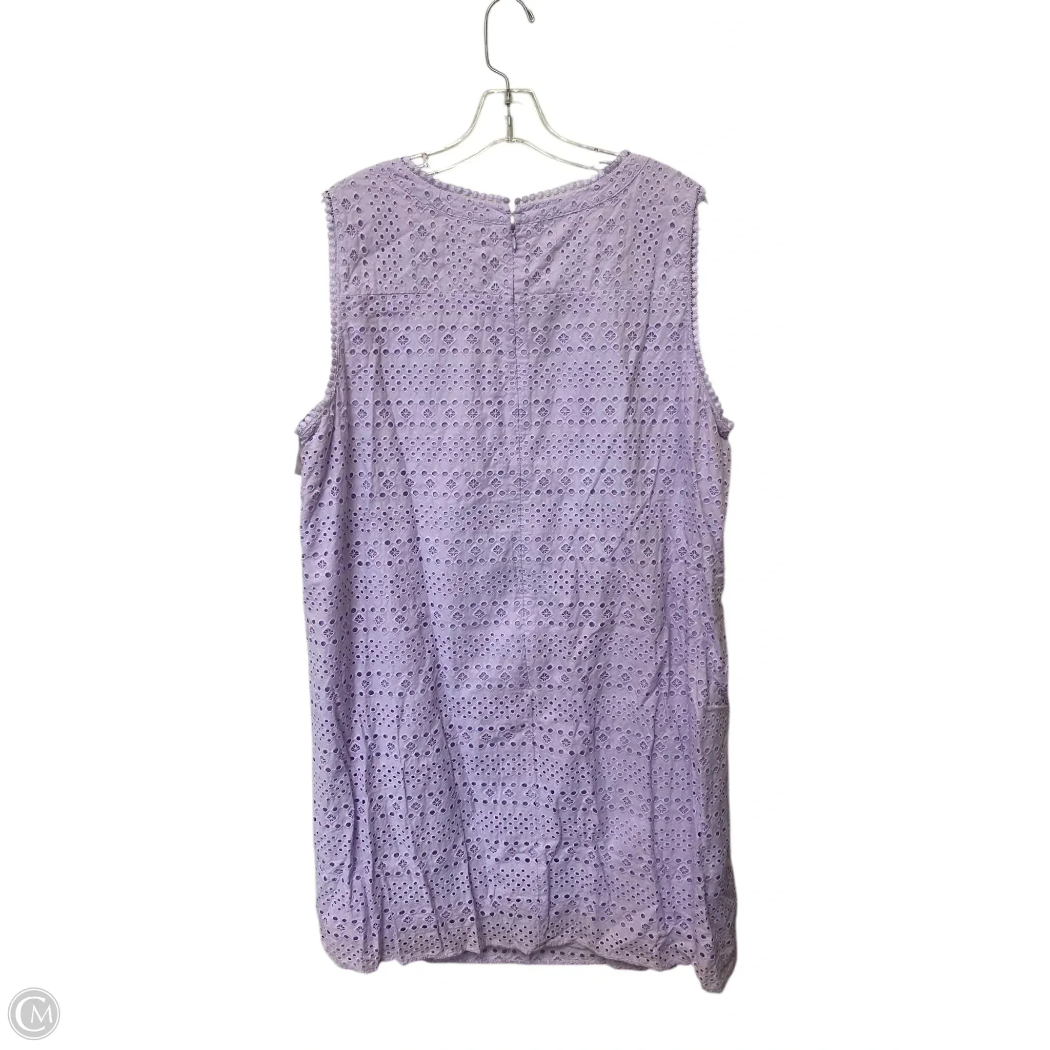 Dress Casual Midi By Loft In Purple. Size: 18