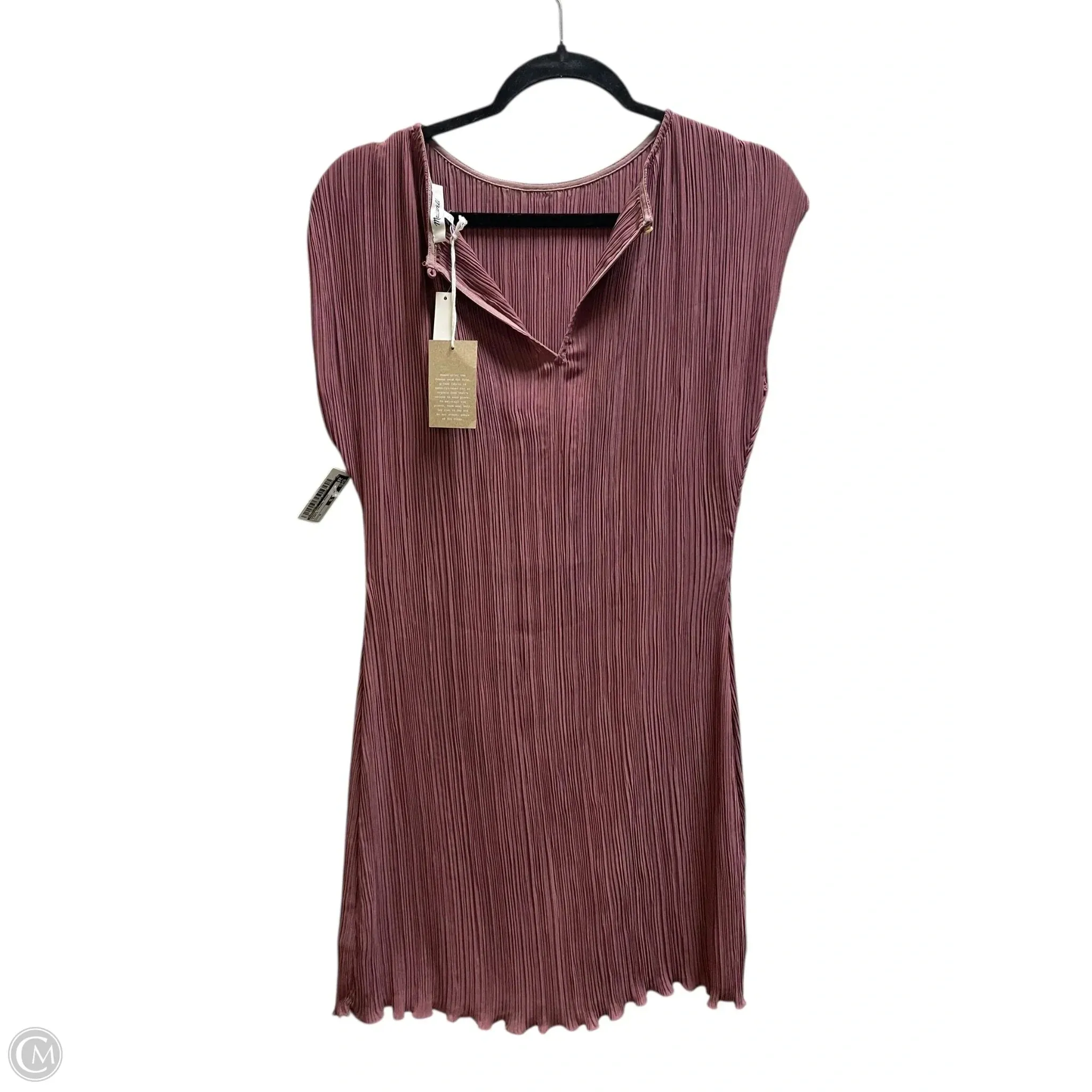 Dress Casual Midi By Madewell In Purple. Size: 0