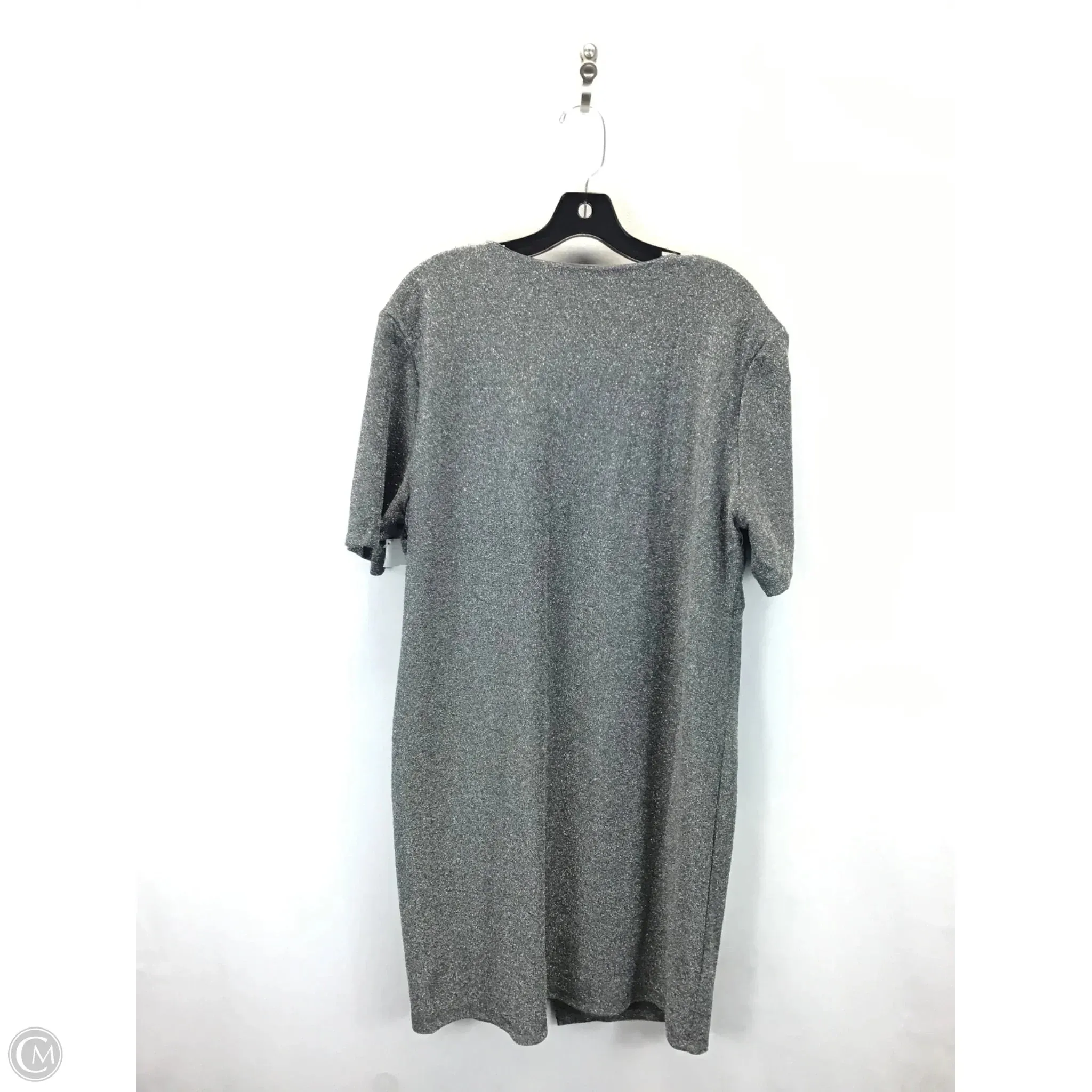Dress Casual Midi By Serra In Silver. Size: Xl