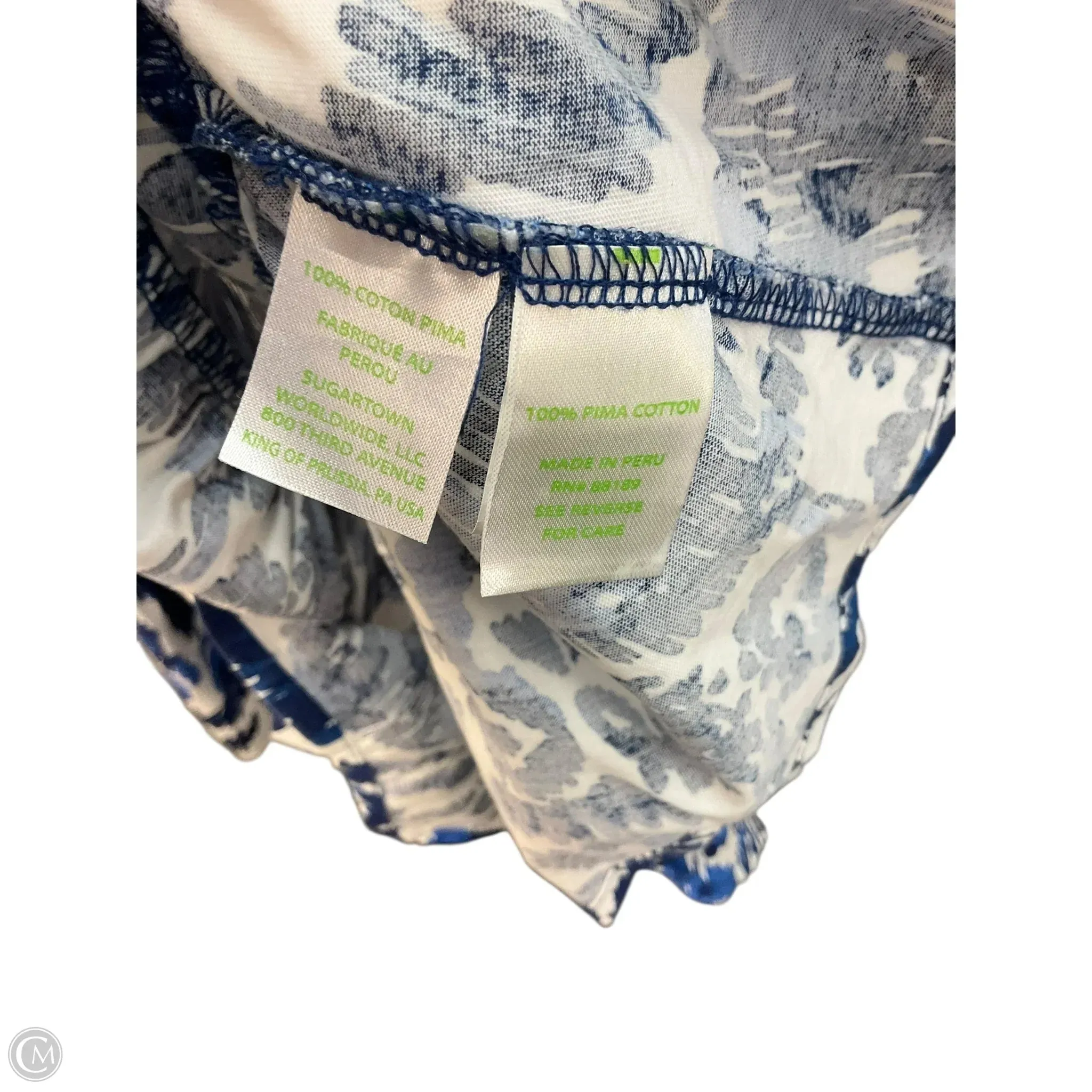 Dress Designer By Lilly Pulitzer In Blue & White. Size: Xs