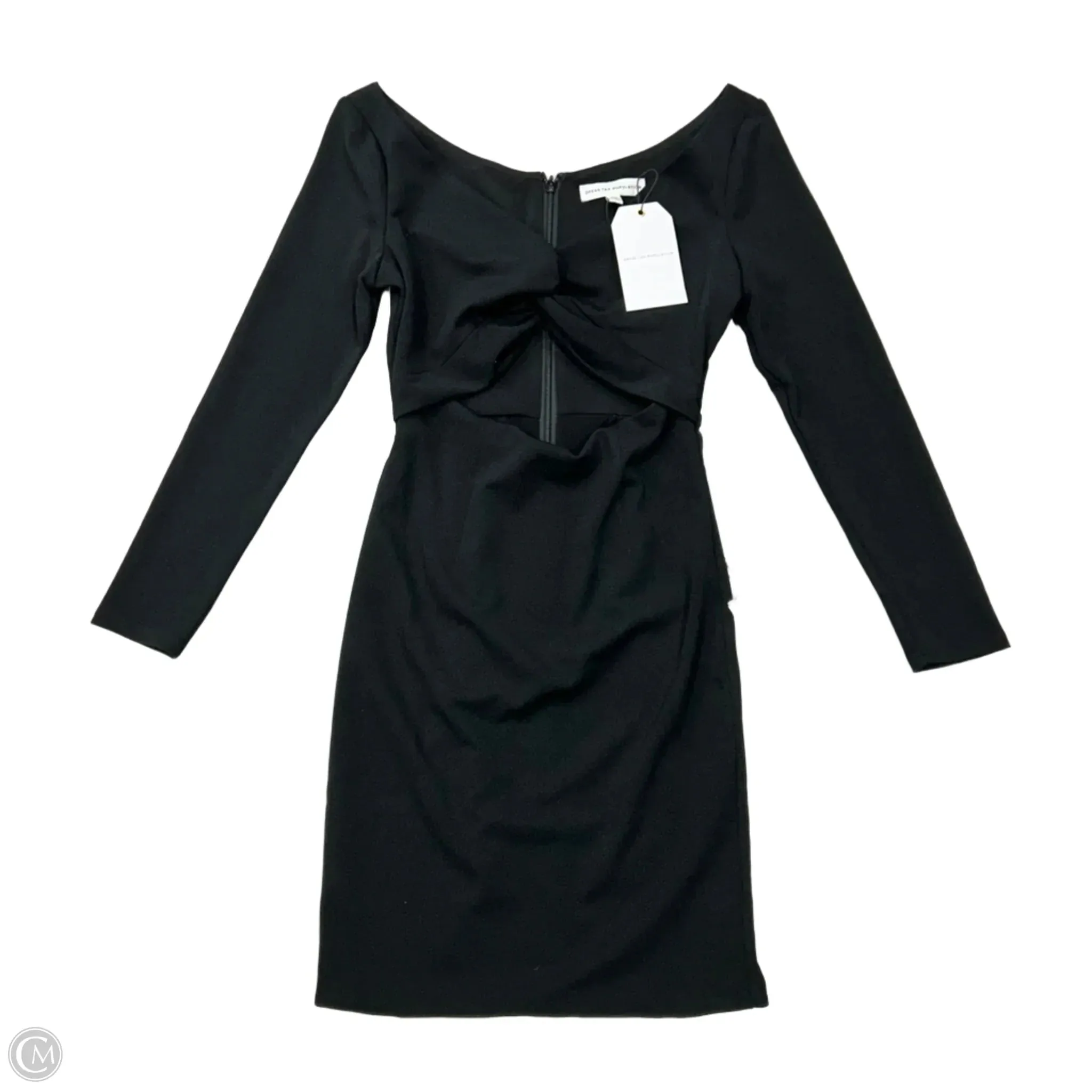 Dress Party Midi By Dress The Population In Black. Size: Xs