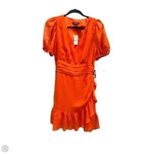 Dress Party Midi By Express In Orange. Size: S