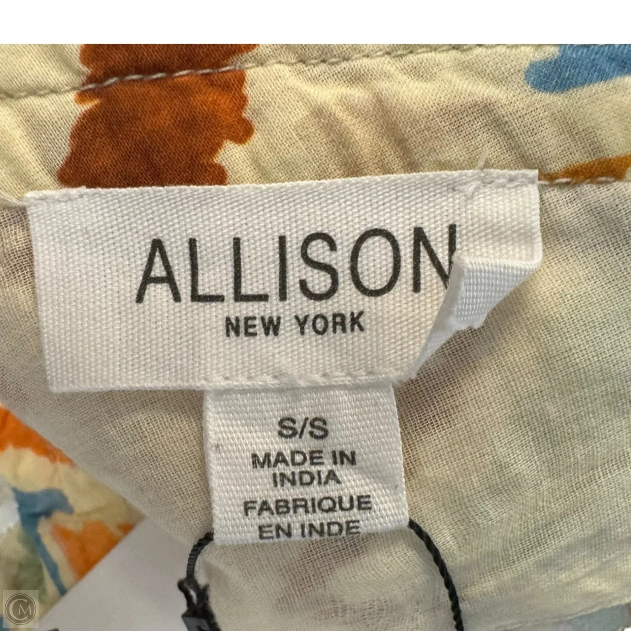 Ellie Midi Dress By Allison In Ivory Ikat. Size: S