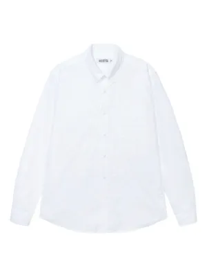 Embroidered Logo Button-Up Shirt