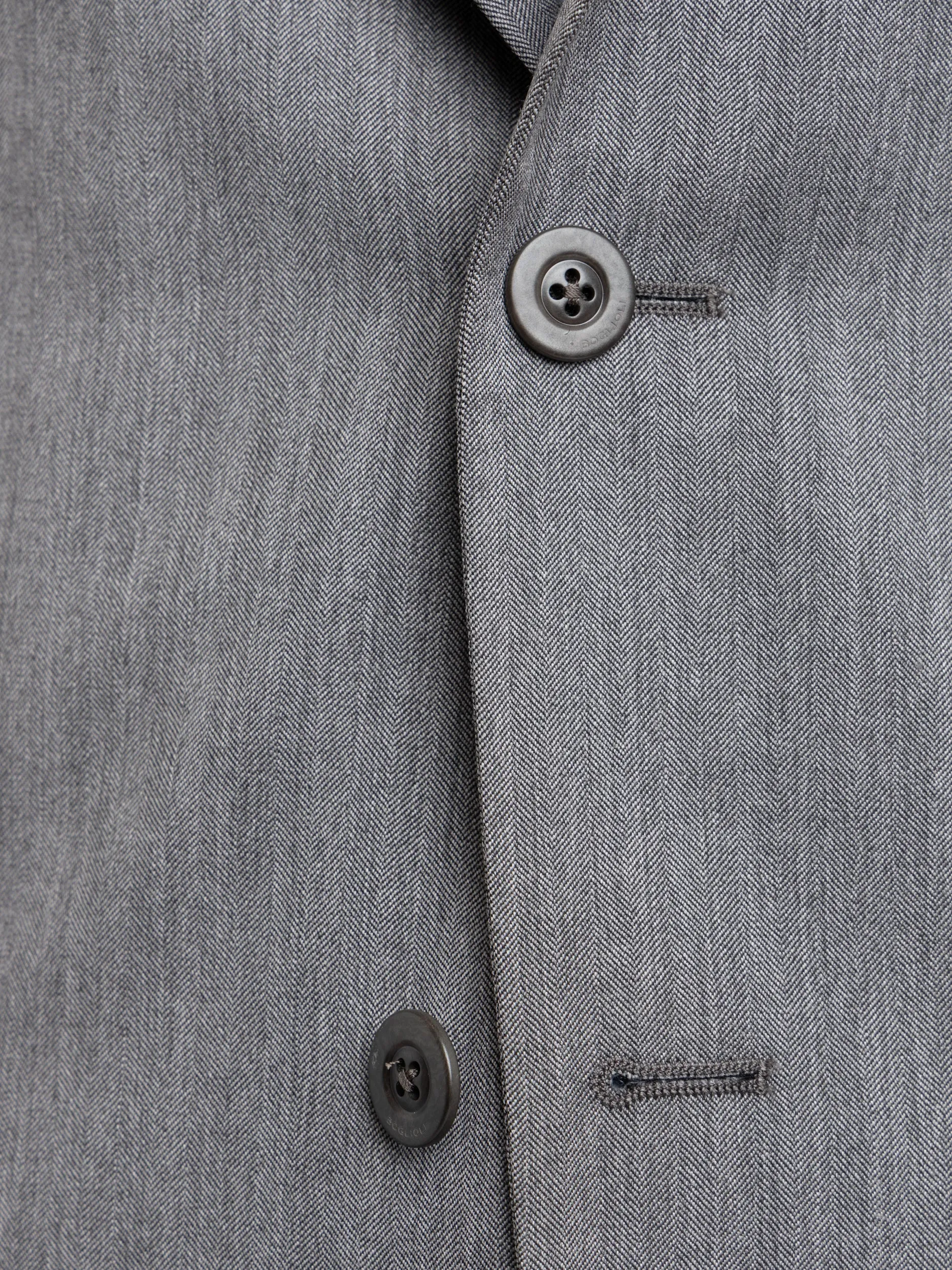 Grey Flannel Wool K-Suit