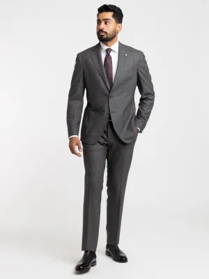 Grey Flannel Wool Suit