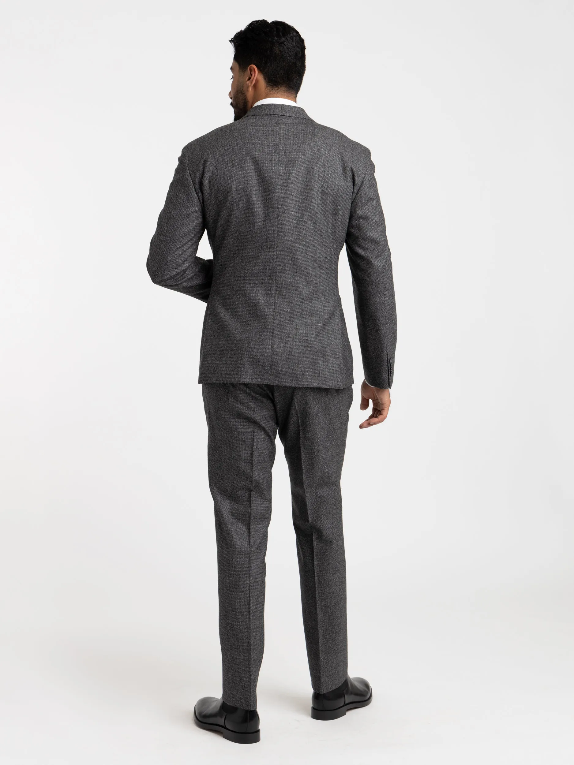Grey Flannel Wool Suit