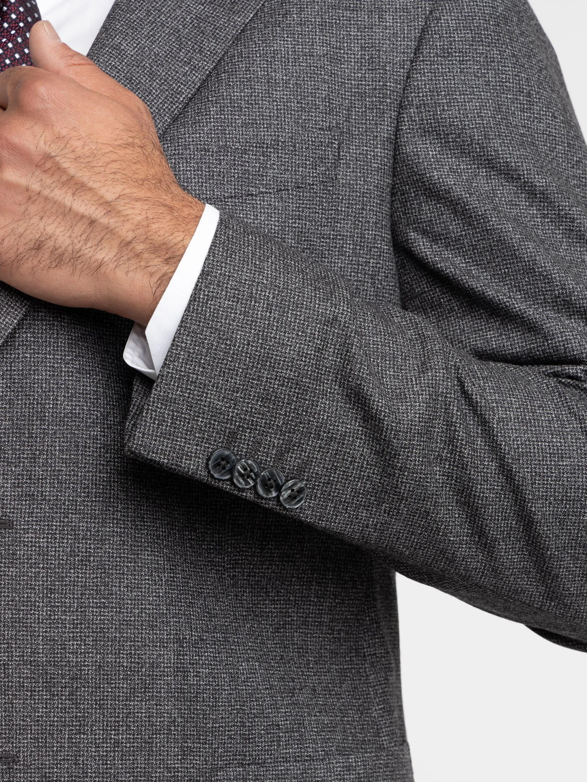 Grey Flannel Wool Suit