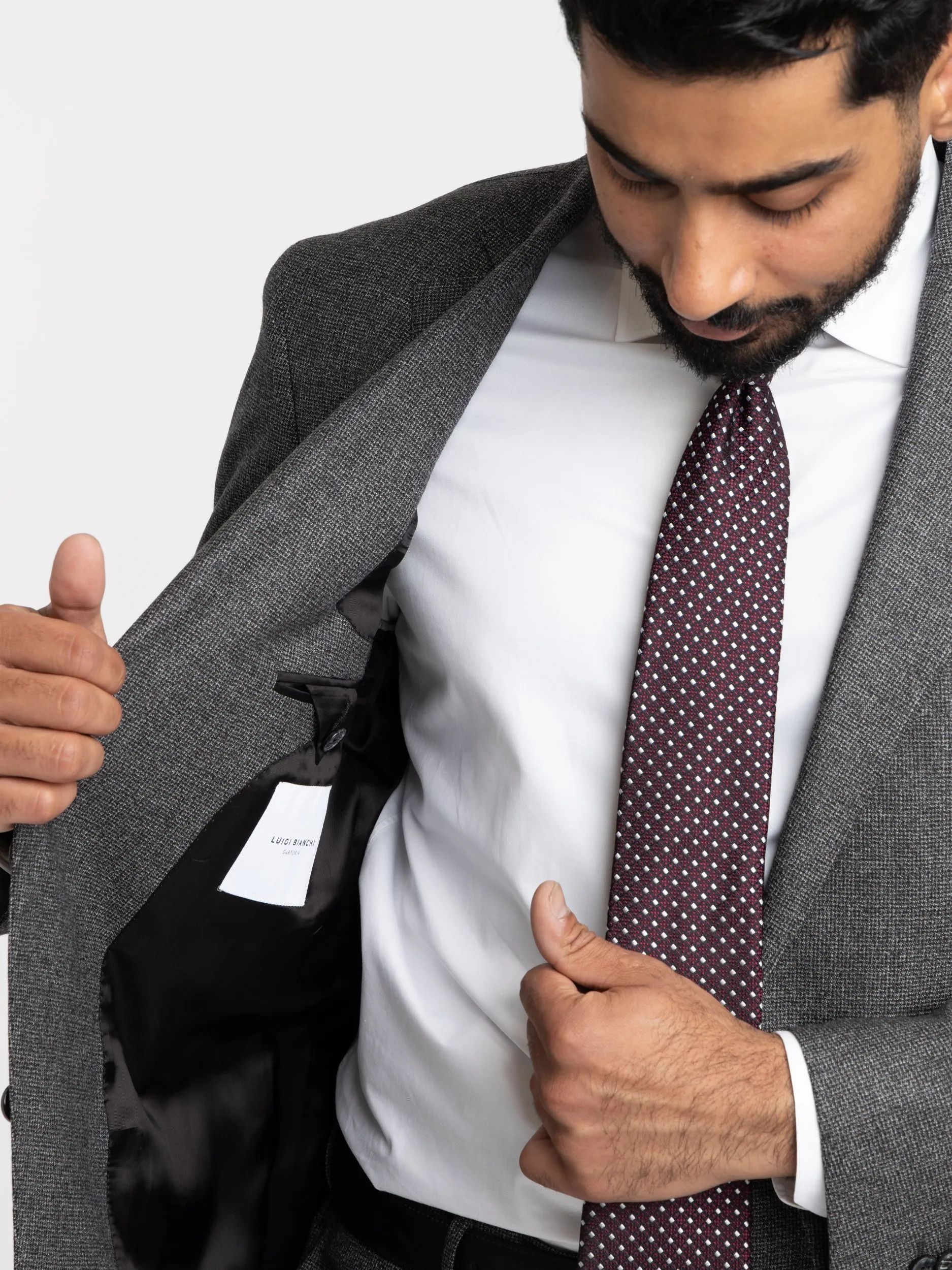 Grey Flannel Wool Suit
