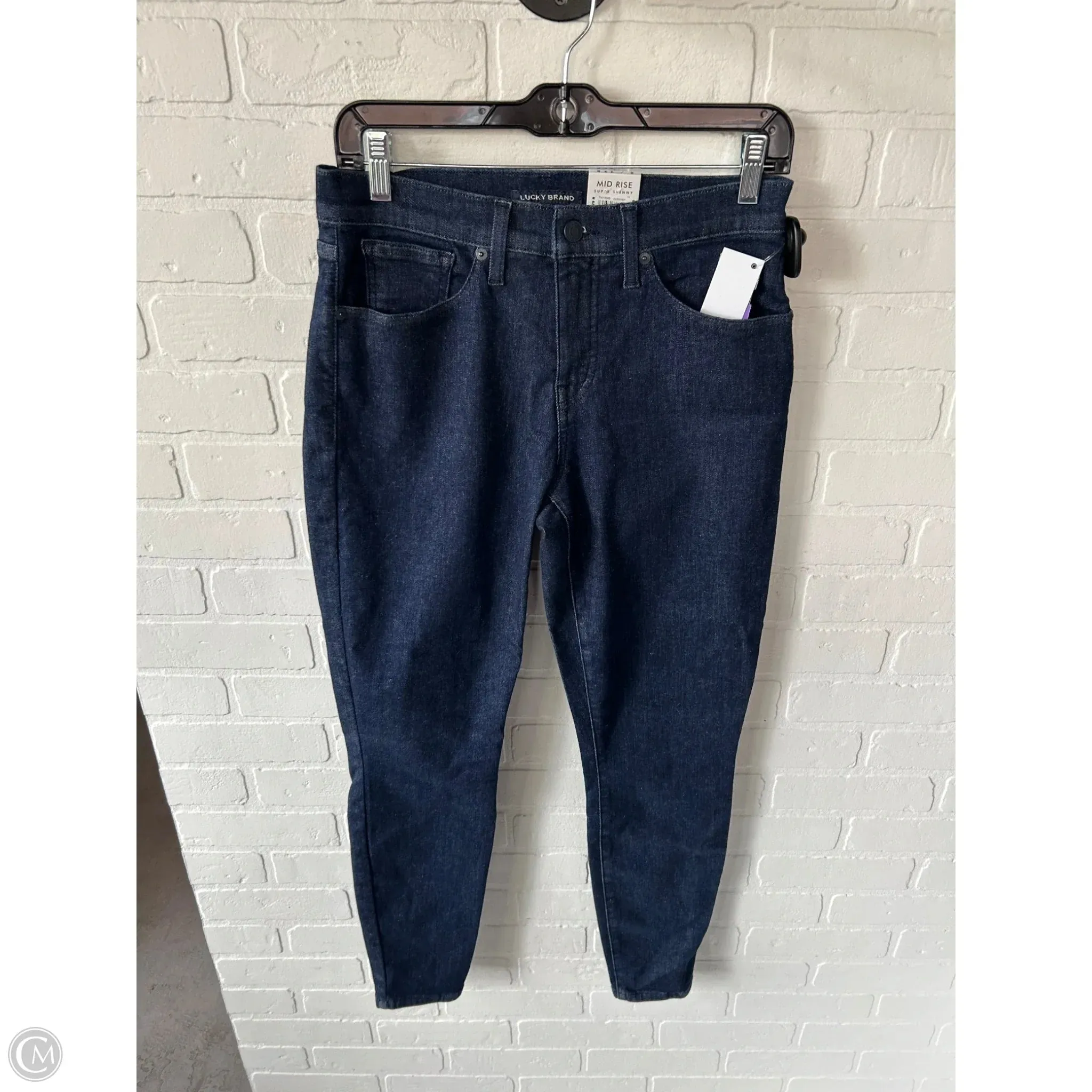Jeans Skinny By Lucky Brand In Blue Denim. Size: 8