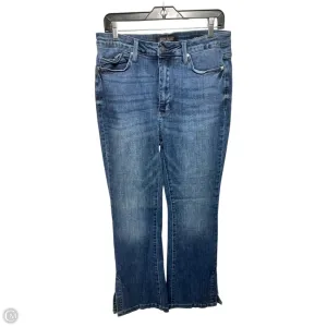 Jeans Slim Boot Cut By Judy Blue In Blue Denim. Size: 16