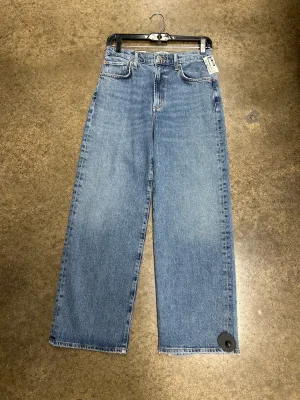 Jeans Straight By Agolde In Blue Denim. Size:2