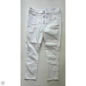 Jeans Straight By Loft In White. Size: 10
