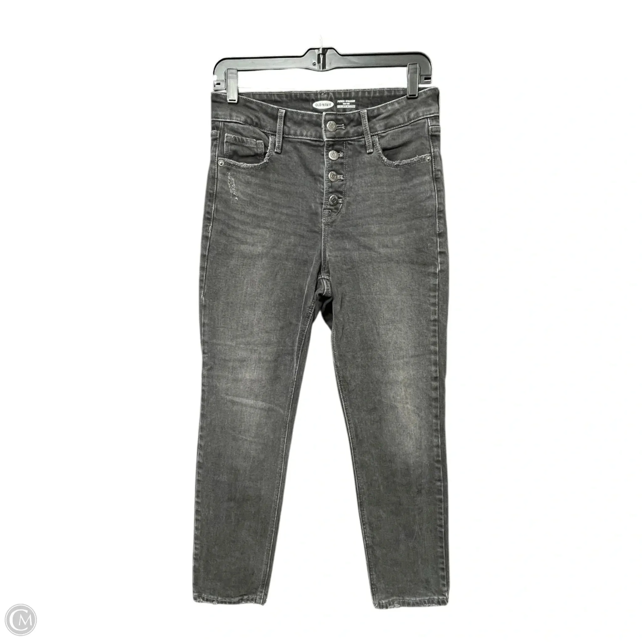 Jeans Straight By Old Navy In Black Denim. Size: 6