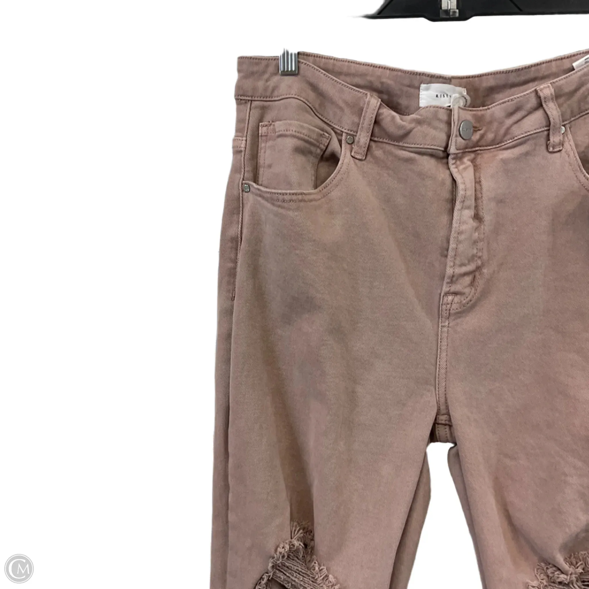 Jeans Straight By Risen In Brown. Size: 1x