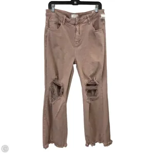 Jeans Straight By Risen In Brown. Size: 1x