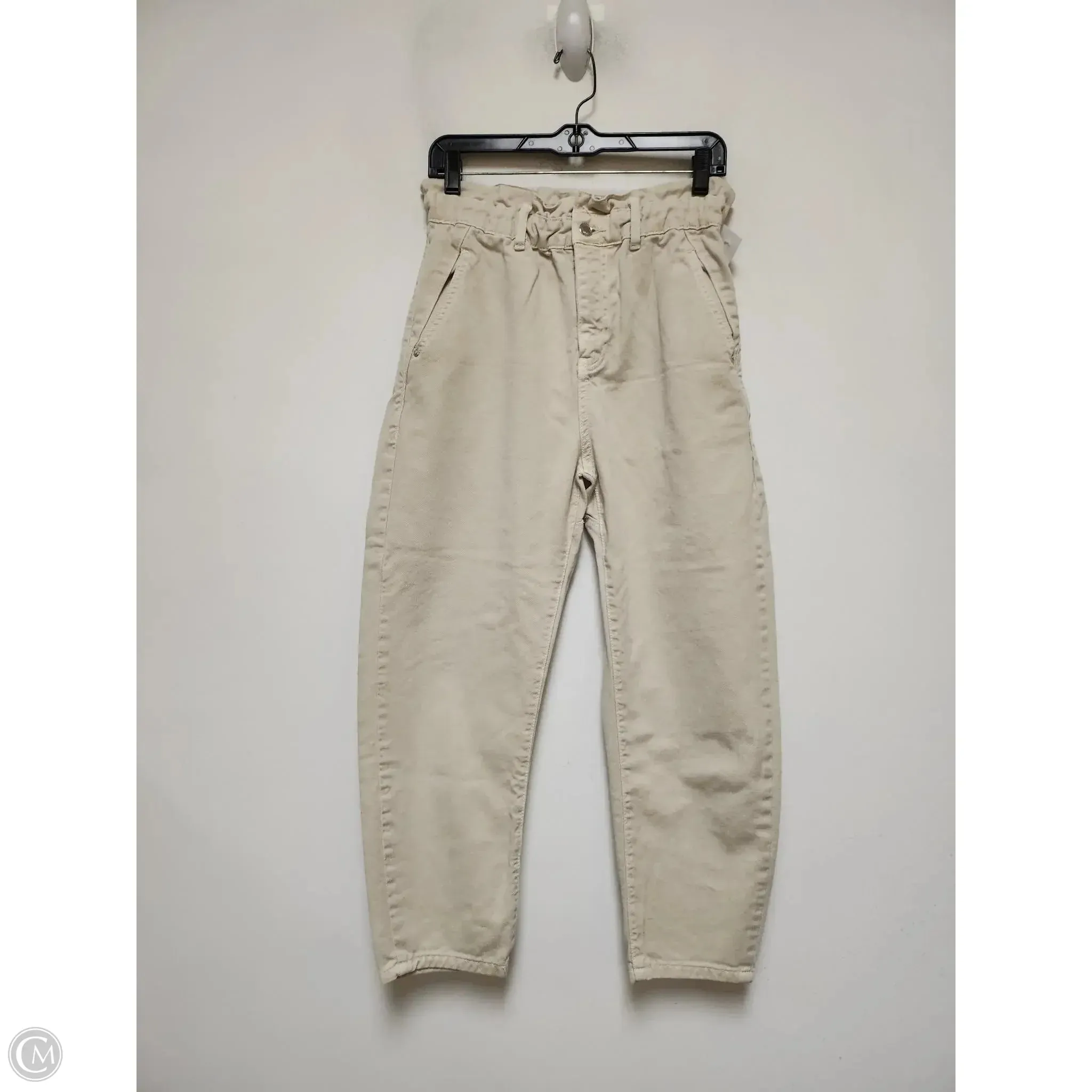 Jeans Straight By Zara In Tan. Size: 6