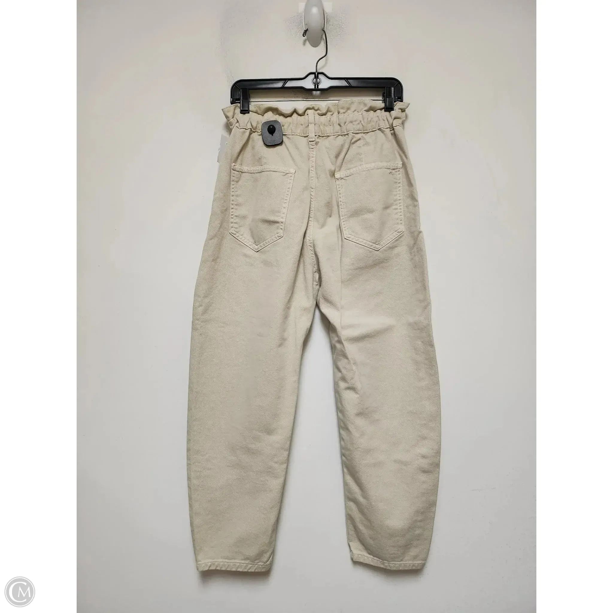 Jeans Straight By Zara In Tan. Size: 6