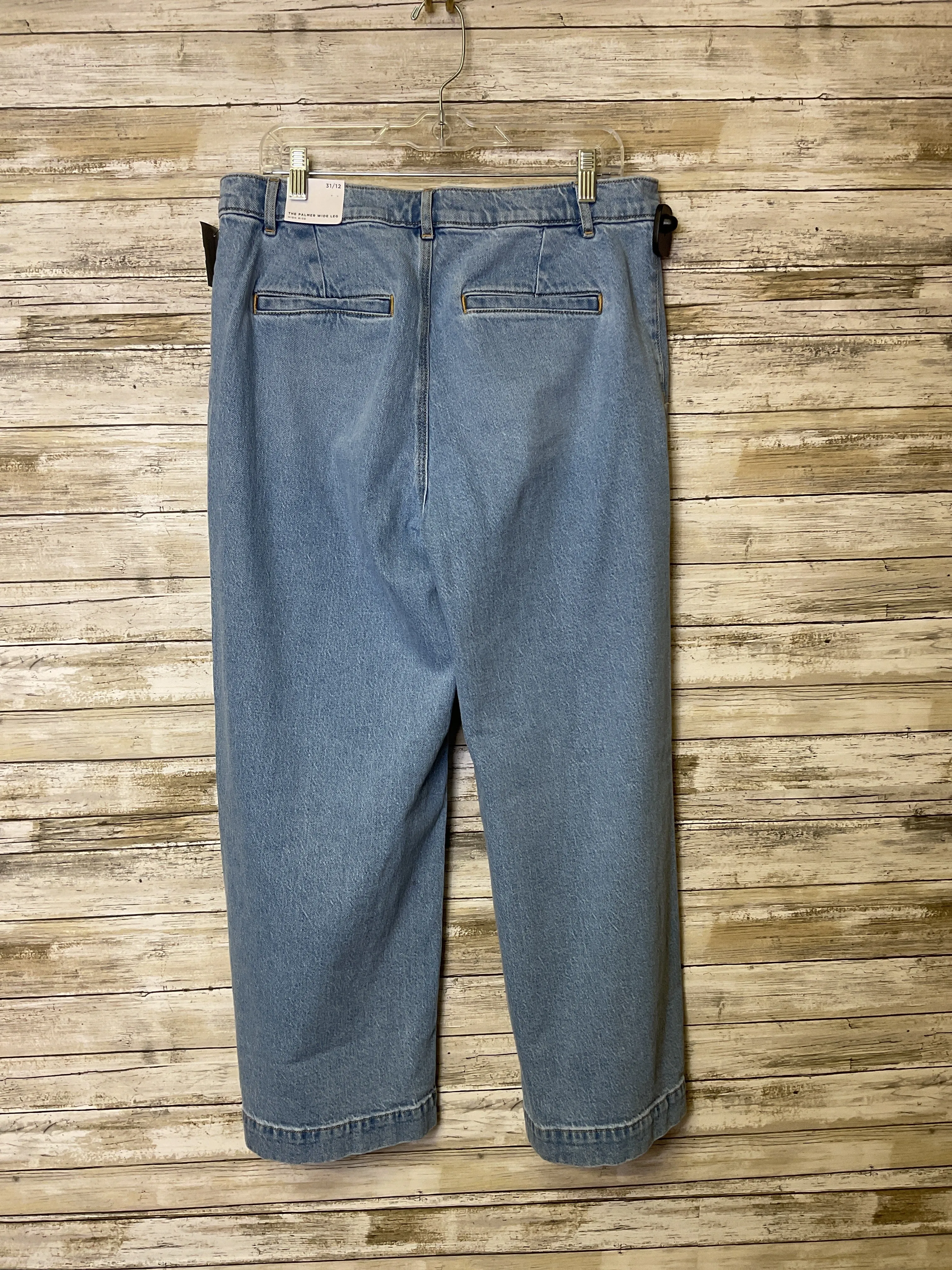 Jeans Wide Leg By Loft In Blue Denim. Size:12