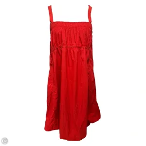 Keeseville Sleeveless Smocked Dress By Daily Practice By Anthropologie In Red. Size: M