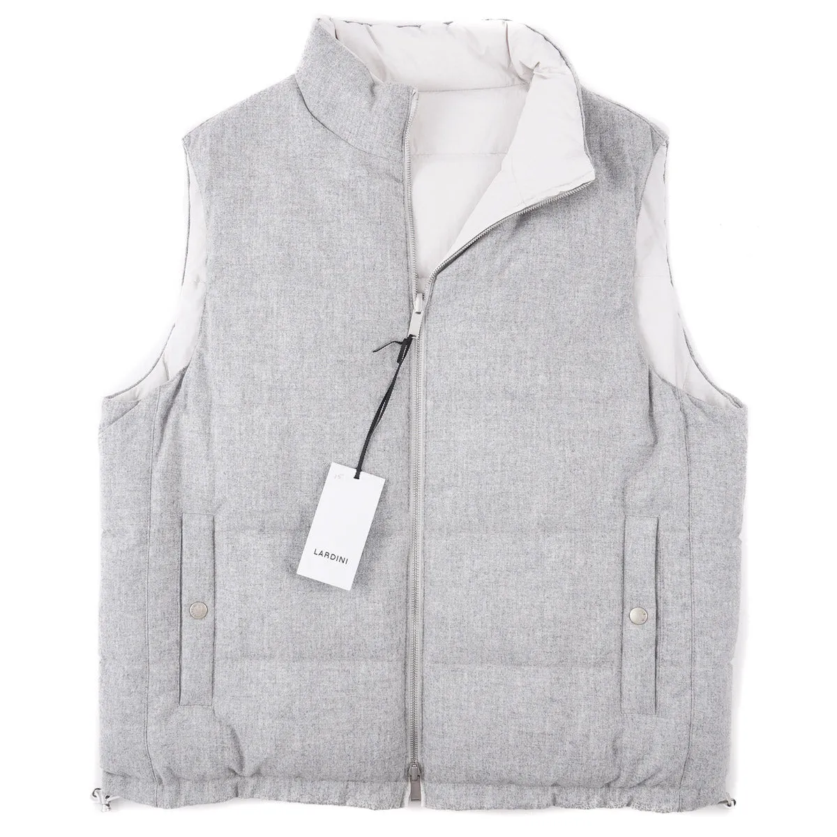 Lardini Reversible Flannel Down Vest