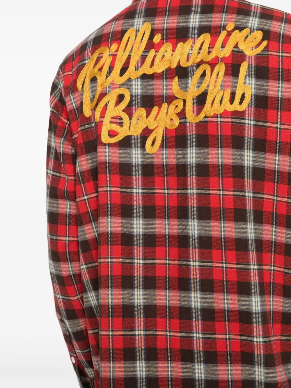 Logo-Print Check Shirt