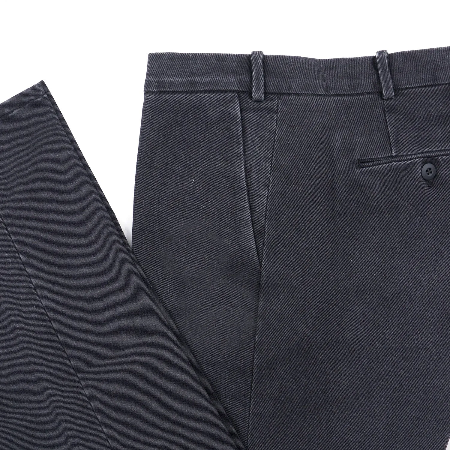 Luigi Borrelli Slim-Fit Denim Chinos