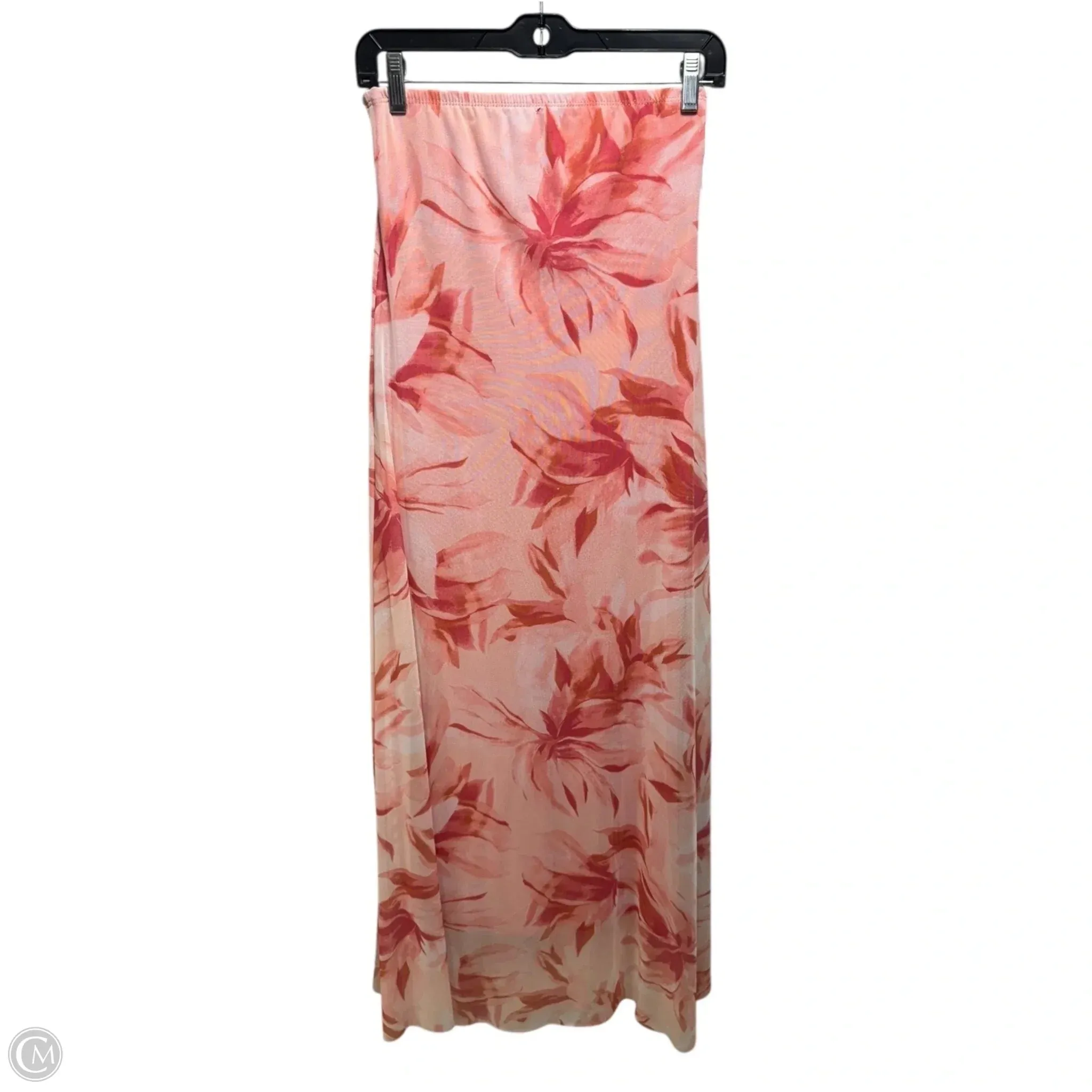 Mesh Skirt Maxi By See You Monday In Orange. Size: M