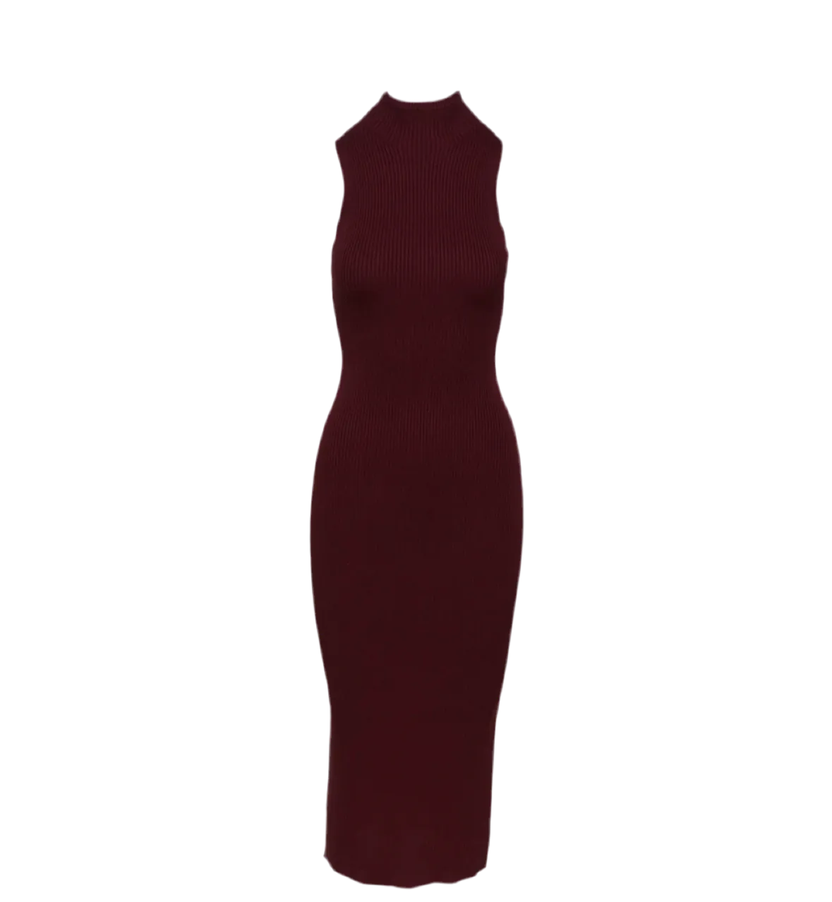 Mockneck Fitted Dress - XS