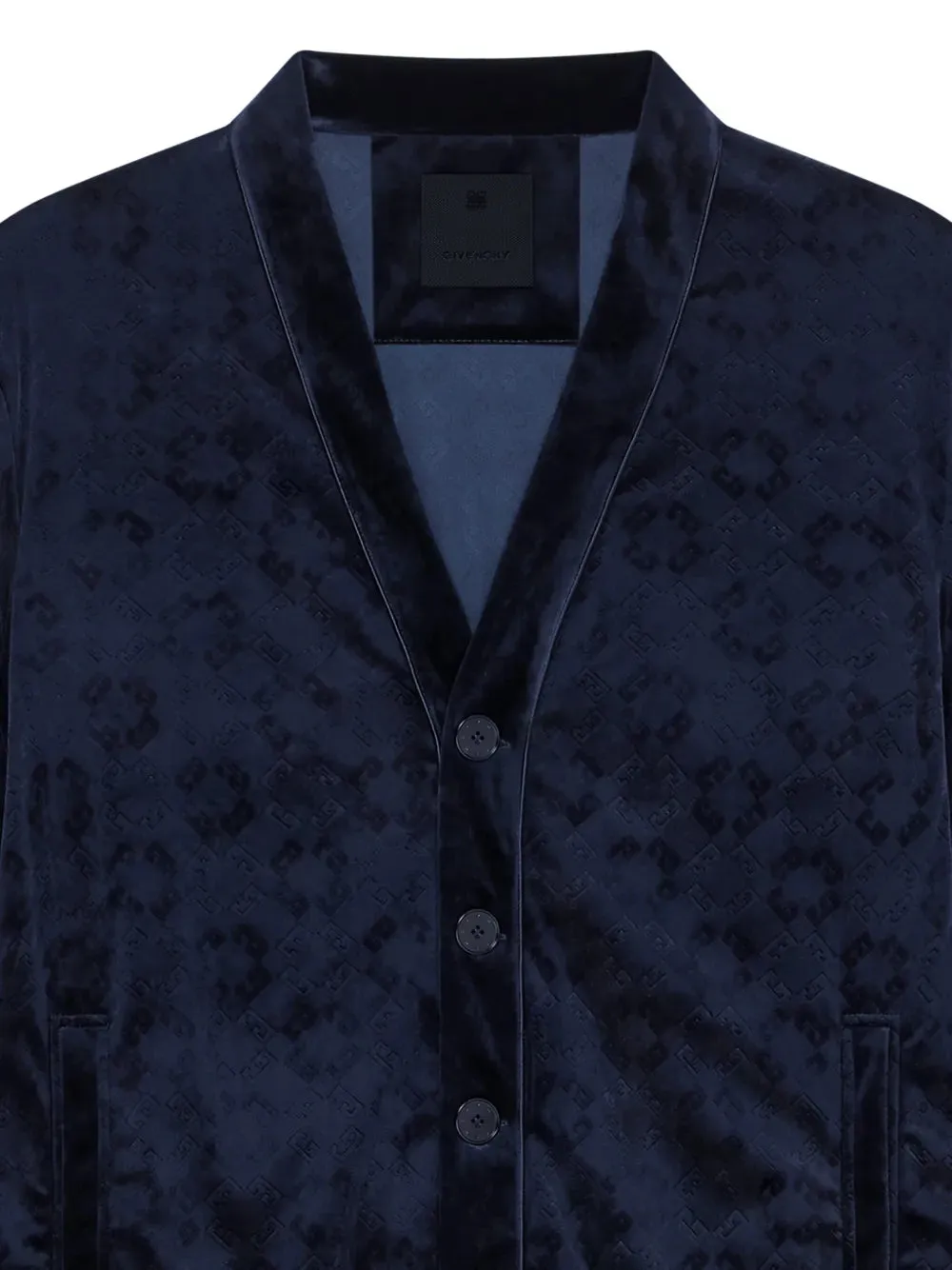 Monogram 72 Velvet Cardigan