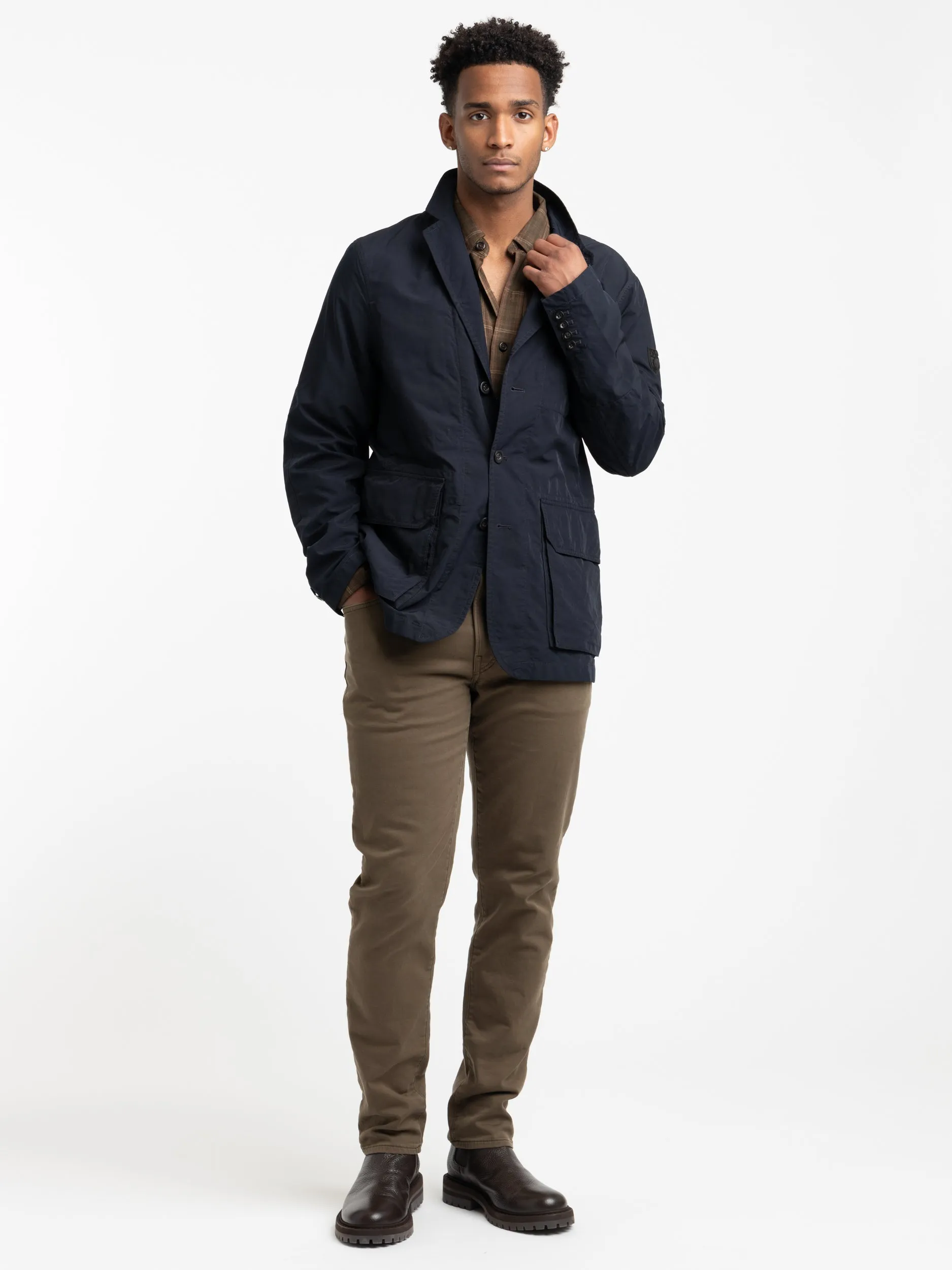 Navy Twill Jacket