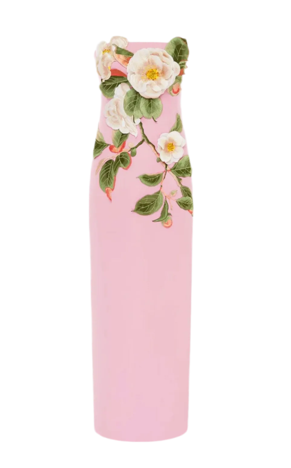 Rayna Applique Floral Bustier Maxi Dress