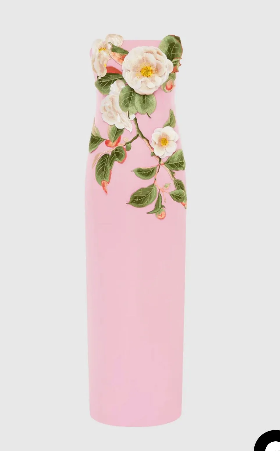 Rayna Applique Floral Bustier Maxi Dress