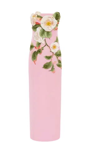 Rayna Applique Floral Bustier Maxi Dress