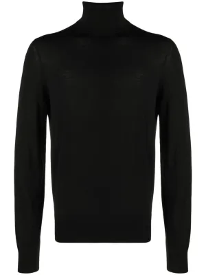 Roll-Neck Wool Jumper